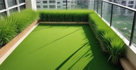 Natural green grass for the garden in Delhi