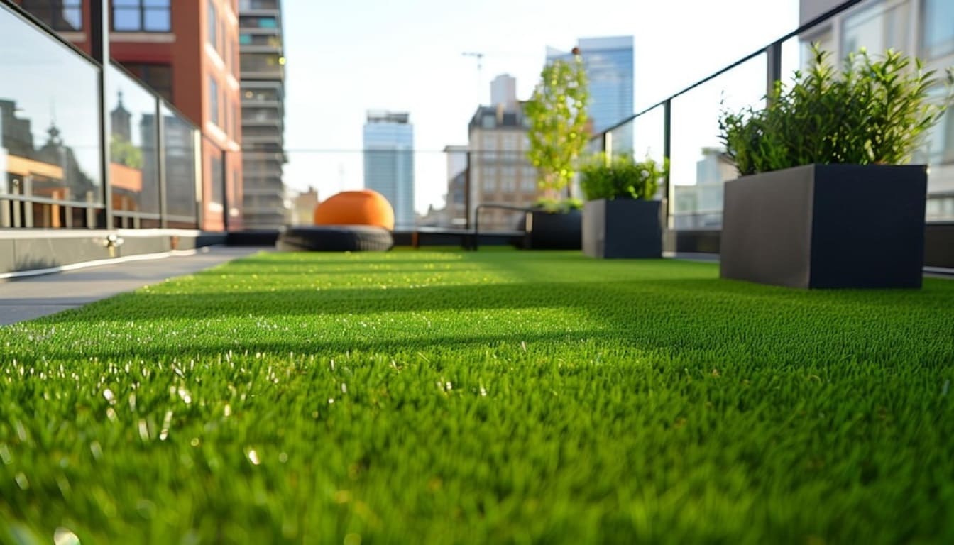 top natural green grass for balcony