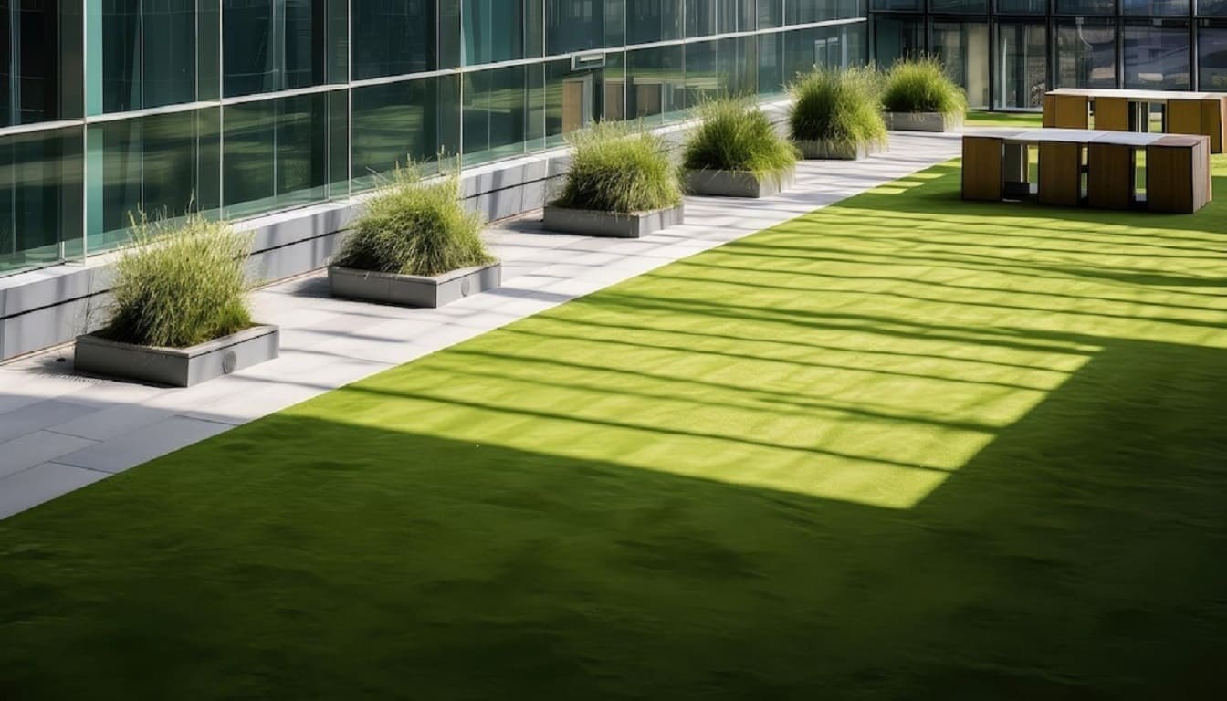 Natural Green Grass for Balcony