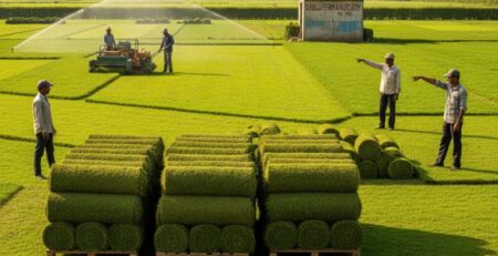 Natural green grass for garden in delhi