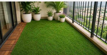 Natural Grass Carpet for Balcony
