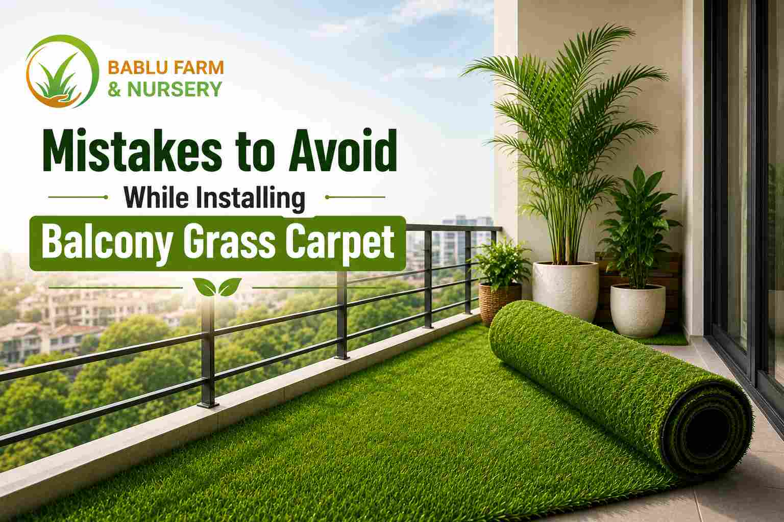 Balcony Grass Carpet -