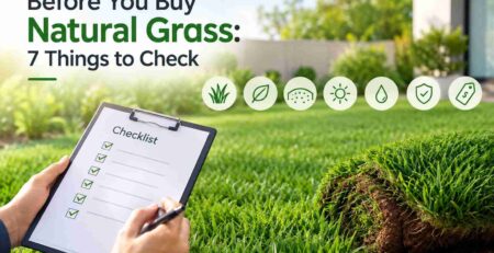 things to check before buying natural grass