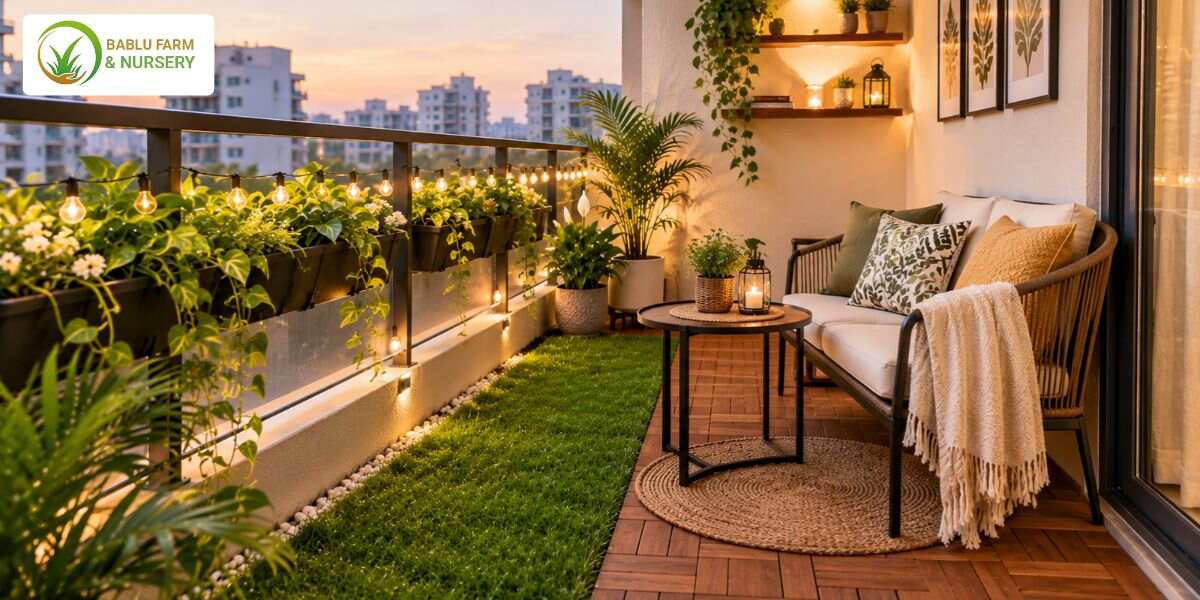 rental balcony makeover