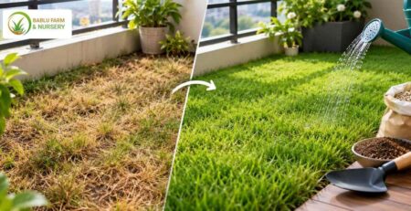 how to revive natural grass
